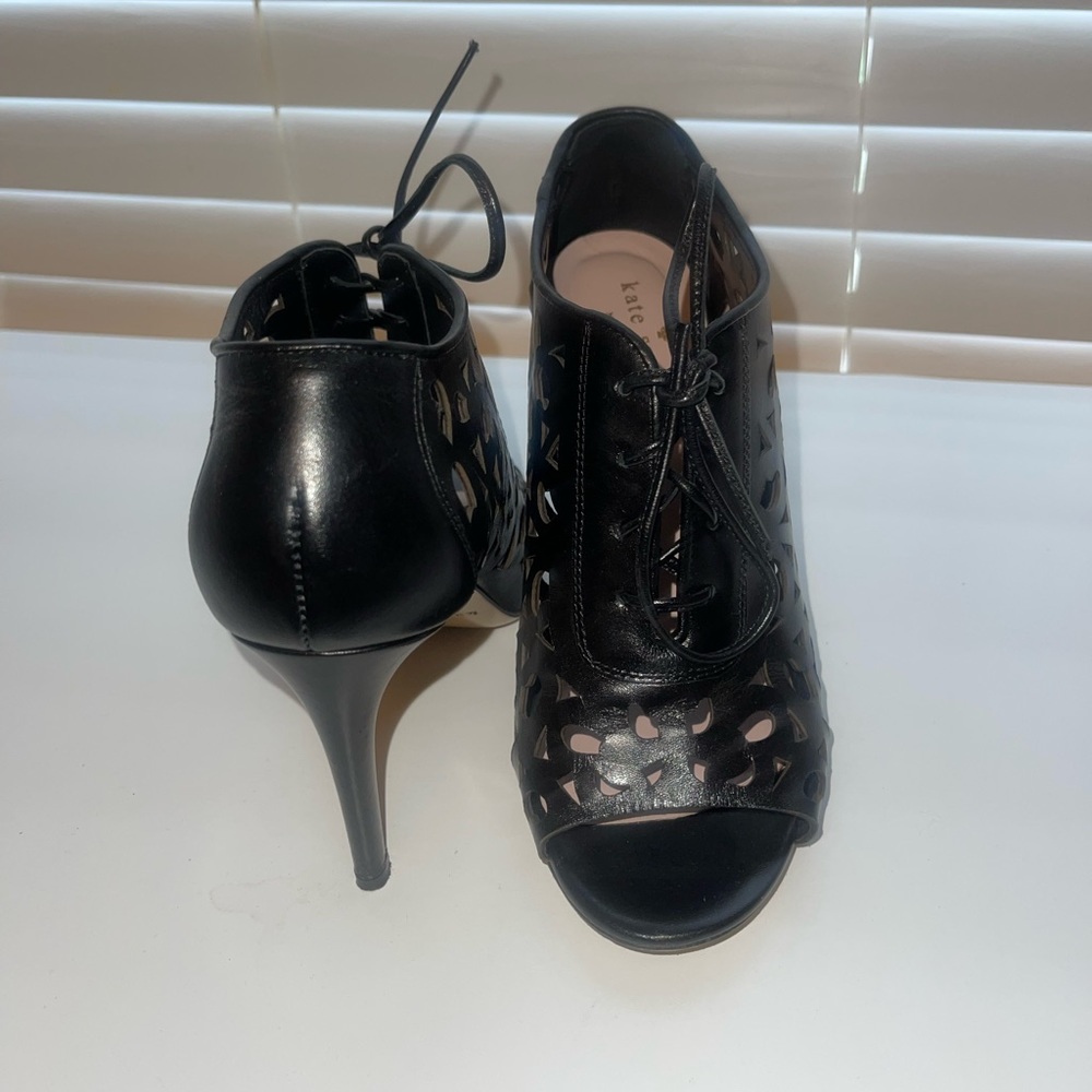 Kate Spade Black Peep Toe Heel